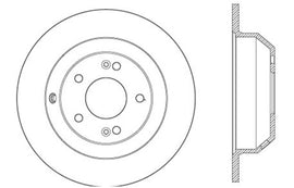 StopTech Sport Cross Drilled Brake Rotor - Rear Left