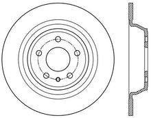 Load image into Gallery viewer, StopTech Sport Cross Drilled Brake Rotor - Rear Left