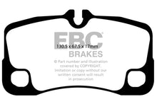 Load image into Gallery viewer, EBC 09-12 Porsche 911 (997) (Cast Iron Rotor only) 3.6 Carrera 2 Orangestuff Rear Brake Pads