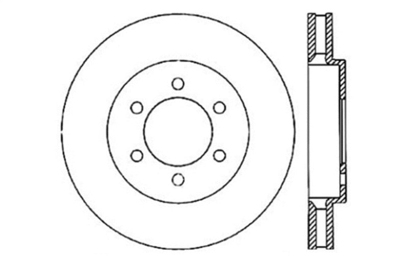 StopTech Drilled Sport Brake Rotor