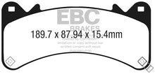 Load image into Gallery viewer, EBC 2015+ Chevrolet Tahoe 2WD (6 Piston Brembo) Redstuff Front Brake Pads