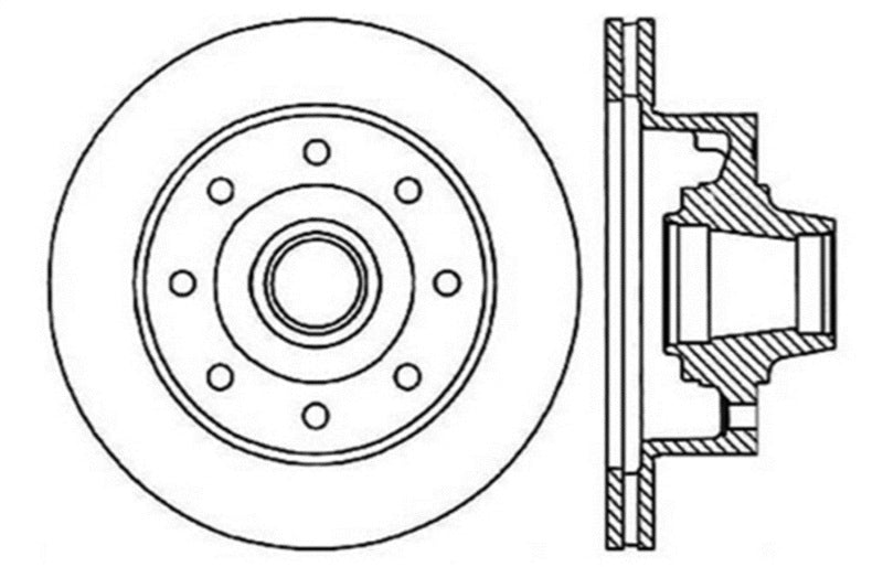 StopTech Drilled Sport Brake Rotor