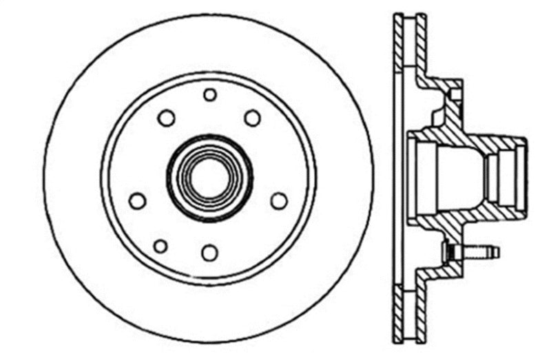 StopTech Drilled Sport Brake Rotor