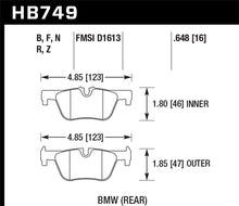 Load image into Gallery viewer, Hawk DTC-80 13-16 BMW 328i Rear Brake Pads