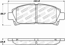 Load image into Gallery viewer, StopTech Performance 92-95 Toyota MR2 Turbo Front Brake Pads