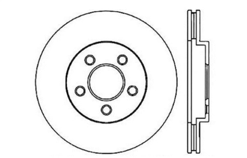 StopTech Slotted & Drilled Sport Brake Rotor