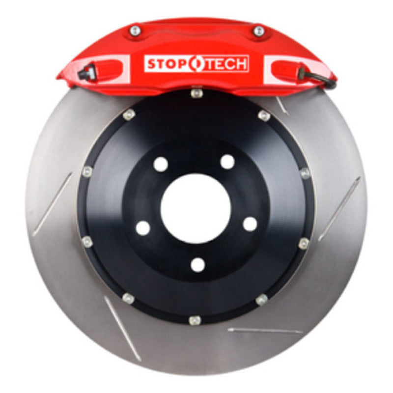 StopTech 08-10 BMW 550i w/ Red ST-40 Calipers 355x32mm Slotted Rotors Rear Big Brake Kit