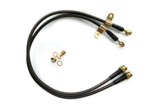 Load image into Gallery viewer, AP 02+ 350Z Rear Standard Steel Braided Brake Lines