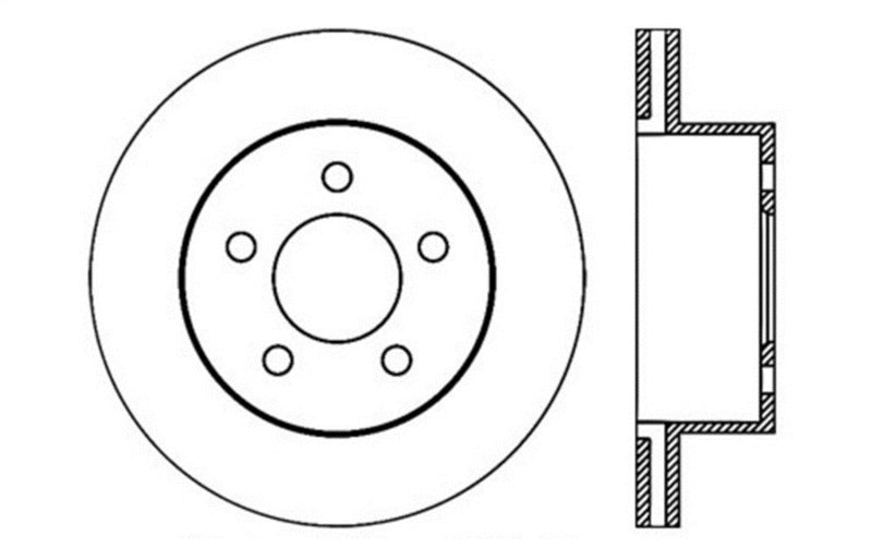 StopTech Drilled Sport Brake Rotor