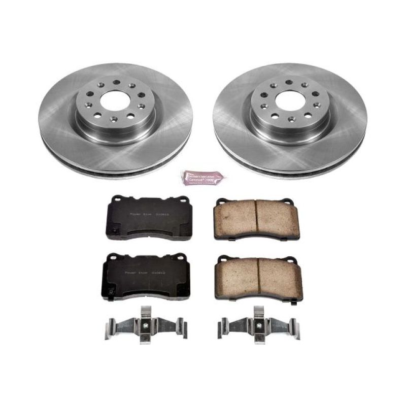 Power Stop 15-17 Cadillac CTS Front Autospecialty Brake Kit