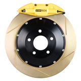 StopTech 00-03 BMW M5 w/ Yellow ST-22 Calipers 345x28mm Zinc Slotted Rotors Rear Big Brake Kit