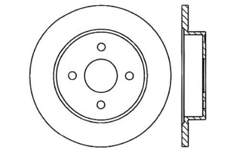 StopTech Drilled Sport Brake Rotor