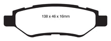 Load image into Gallery viewer, EBC 08-13 Cadillac CTS 3.0 Greenstuff Rear Brake Pads