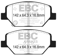 Load image into Gallery viewer, EBC 2018+ Chevrolet Equinox 1.5L Turbo (J17) Greenstuff Front Brake Pads