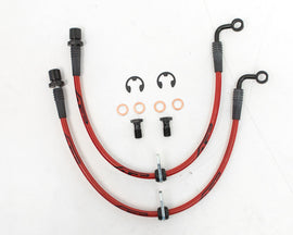 AP 13+ Subaru BRZ / 13+ Scion FR-S Rear Steel Braided Brake Lines