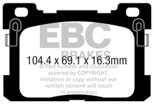 Load image into Gallery viewer, EBC 2017+ Genesis G90 5.0L Redstuff Rear Brake Pads