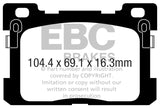EBC 2017+ Genesis G90 5.0L Redstuff Rear Brake Pads