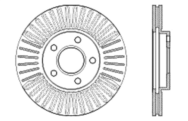 StopTech Drilled Sport Brake Rotor