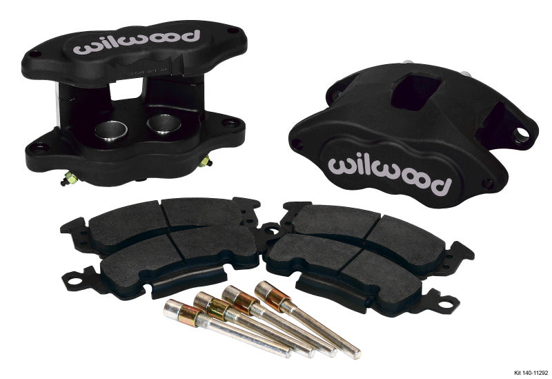 Wilwood D52 Rear Caliper Kit - Black Ano 1.25 / 1.25in Piston 1.28in Rotor