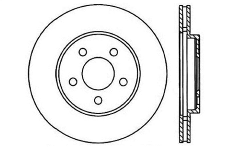 StopTech Slotted & Drilled Sport Brake Rotor
