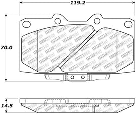 StopTech Street Select Brake Pads - Front/Rear