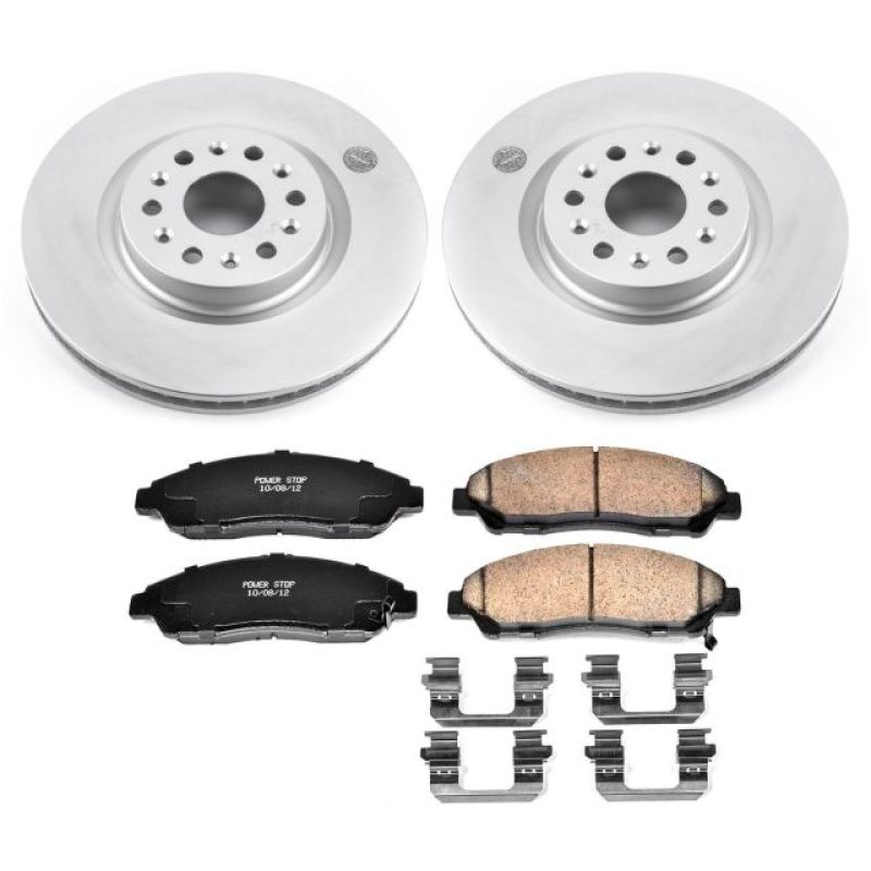 Power Stop 18-19 Buick Enclave Front Z17 Evolution Geomet Coated Brake Kit