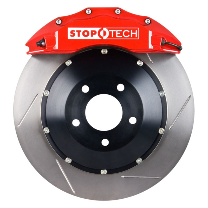 StopTech 15-16 GM Silverado/Sierra 1500 Front BBK w/ Red ST-60 Calipers Slotted 380x35mm Rotors Pads