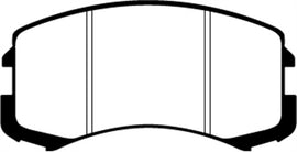 EBC 02-05 Mitsubishi Lancer 2.0 ES Yellowstuff Front Brake Pads