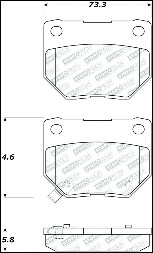 StopTech 06-07 Subaru Impreza WRX (Exc STI) Front Slotted & Drilled Sport Brake Kit