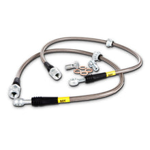 Load image into Gallery viewer, StopTech 02-06 Mini &amp; Mini S Stainless Steel Front Brake Line Kit