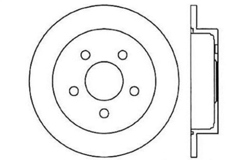 StopTech Slotted & Drilled Sport Brake Rotor