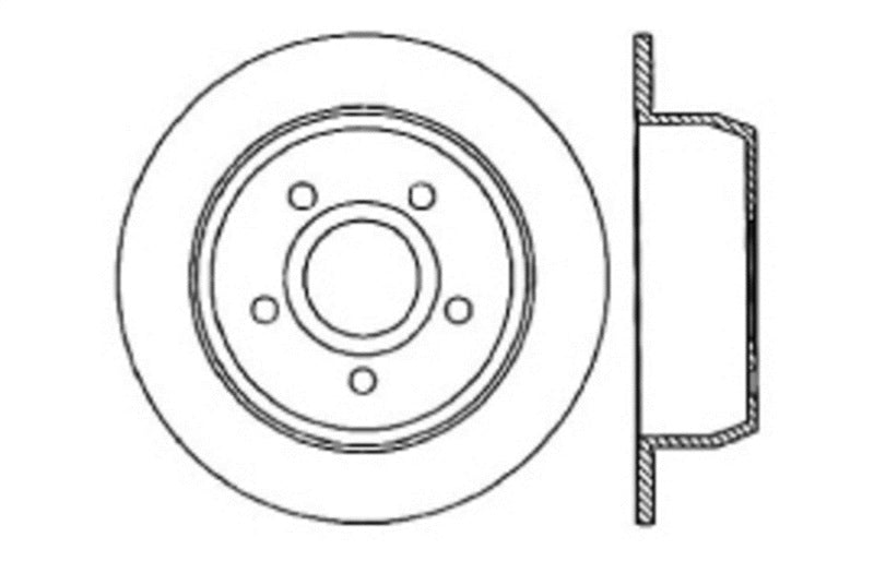StopTech Drilled Sport Brake Rotor