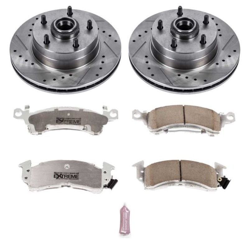 Power Stop 73-74 Buick Apollo Front Z26 Street Warrior Brake Kit