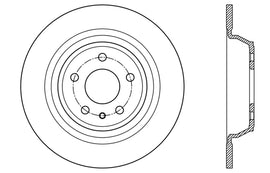 StopTech Sport Cross Drilled Brake Rotor - Front Left