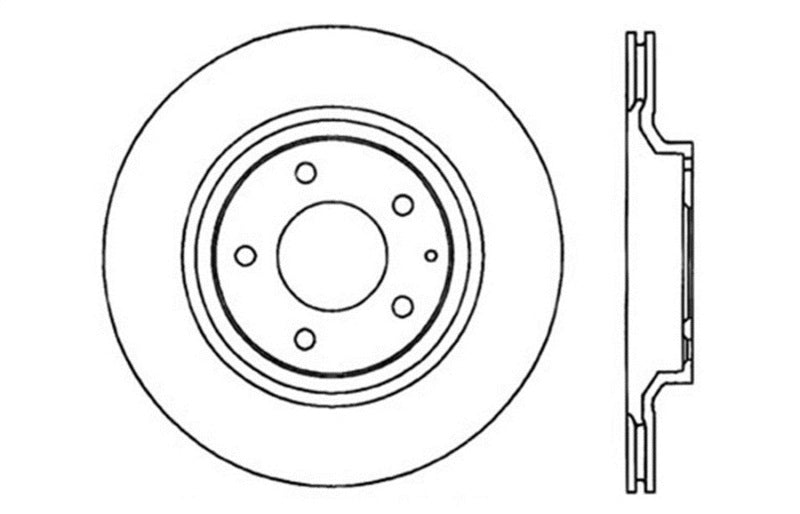 StopTech Drilled Sport Brake Rotor