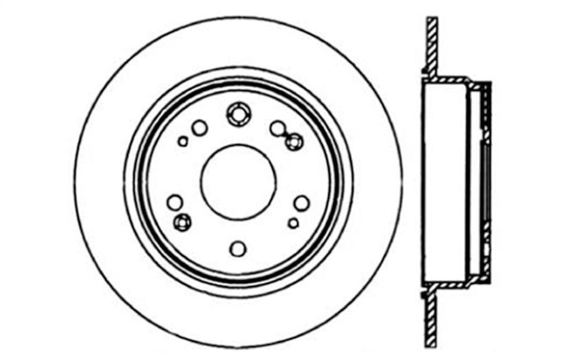 StopTech Drilled Sport Brake Rotor