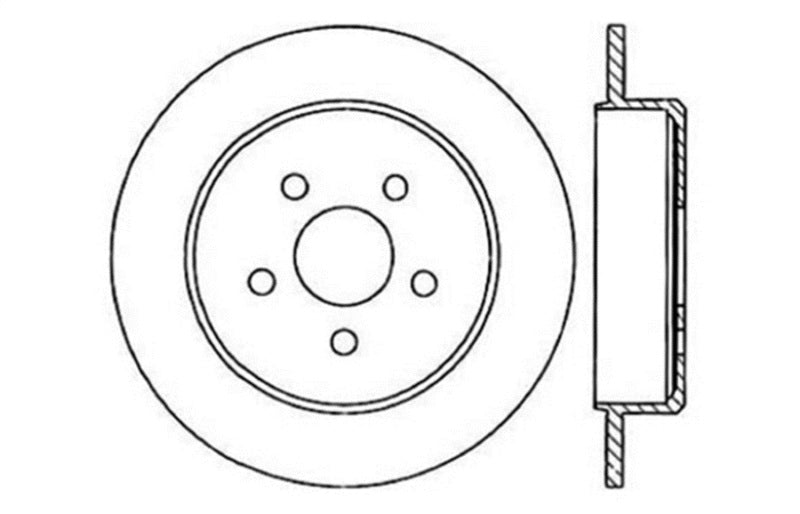 StopTech Slotted & Drilled Sport Brake Rotor