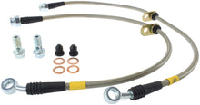 Load image into Gallery viewer, StopTech 02-05 Honda Civic Stainless Steel Front Brake Line Kit
