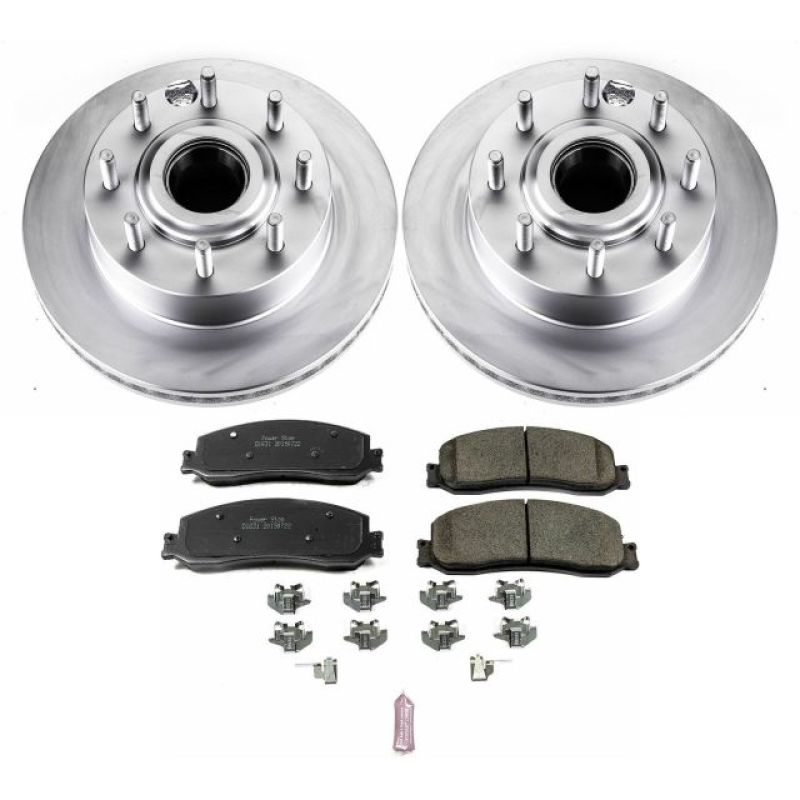 Power Stop 2012 Ford F-250 Super Duty Front Z17 Evolution Geomet Coated Brake Kit