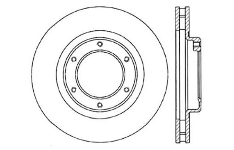 StopTech Drilled Sport Brake Rotor