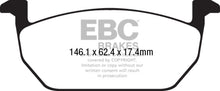 Load image into Gallery viewer, EBC 2017+ Volkswagen Golf Mk7 1.8L Turbo Redstuff Front Brake Pads