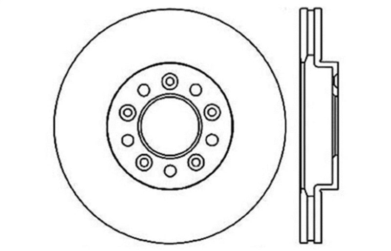 StopTech Slotted & Drilled Sport Brake Rotor