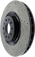 Load image into Gallery viewer, StopTech 2014-2015 Fiat 500L Front Right Slotted &amp; Drilled Sport Brake Rotor