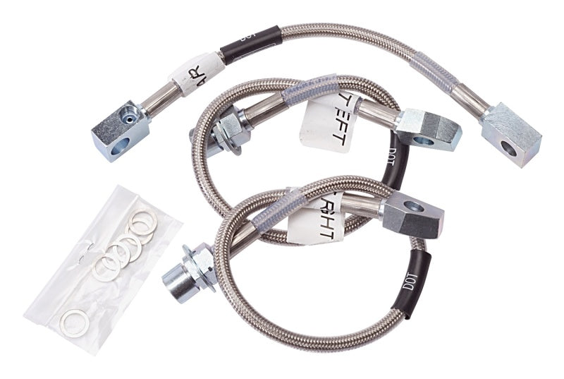 Russell Performance 94-95 Ford Mustang Cobra (Front & Rear Center Hose) Brake Line Kit