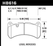 Load image into Gallery viewer, Hawk 08-09 Lexus IS-F Performance Ceramic Street Front Brake Pads