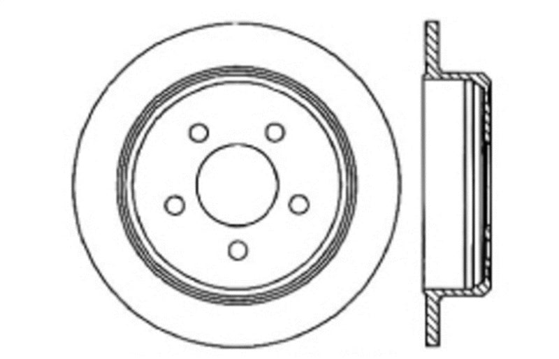 StopTech Drilled Sport Brake Rotor