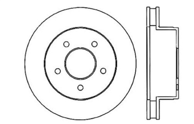 StopTech Drilled Sport Brake Rotor