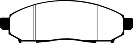 EBC 05+ Nissan Frontier 2.5 2WD Redstuff Front Brake Pads