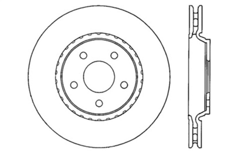 StopTech Slotted & Drilled Sport Brake Rotor
