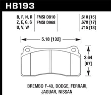 Load image into Gallery viewer, Hawk DTC-70 Race Brake Pads - 18.161mm Thickness